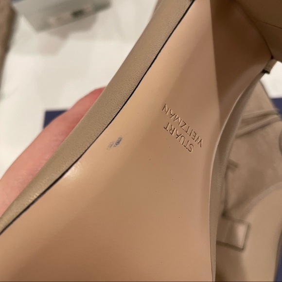 Stuart Weitzman Veruka Boots Size 10 Beige/Stone - Picture 5 of 5